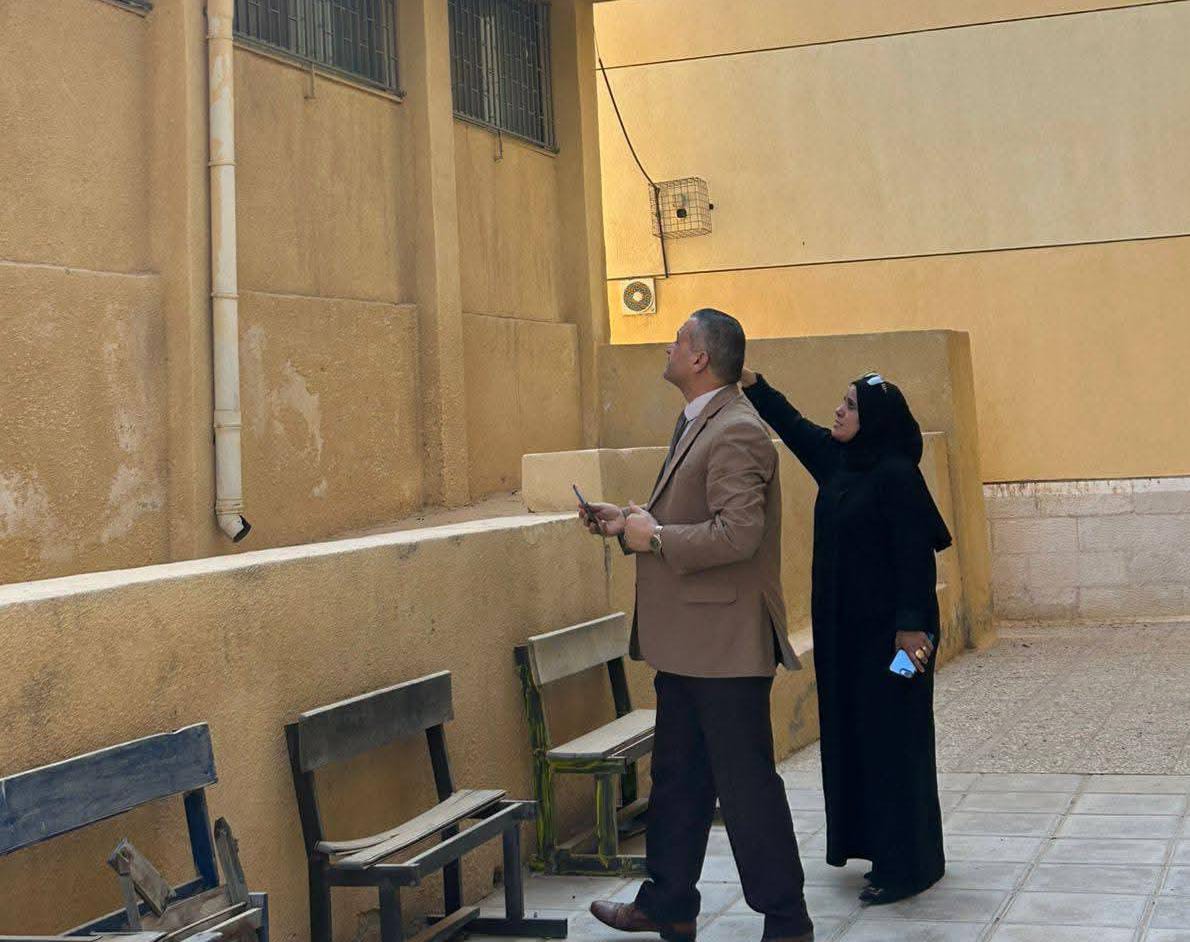 الجريري في زيارة تفقدية لمدرسة اجميل الثانوية الشاملة المختلطة.
