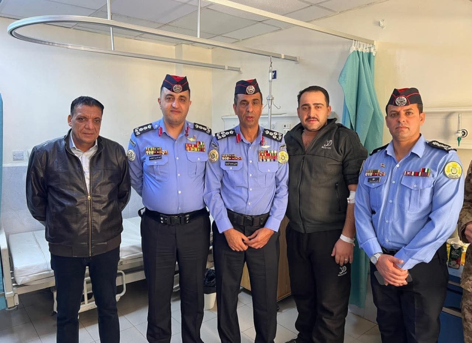 مدير شرطة الكرك يزور العميد المتقاعد هاني محمد  المجالي  ‏...صور