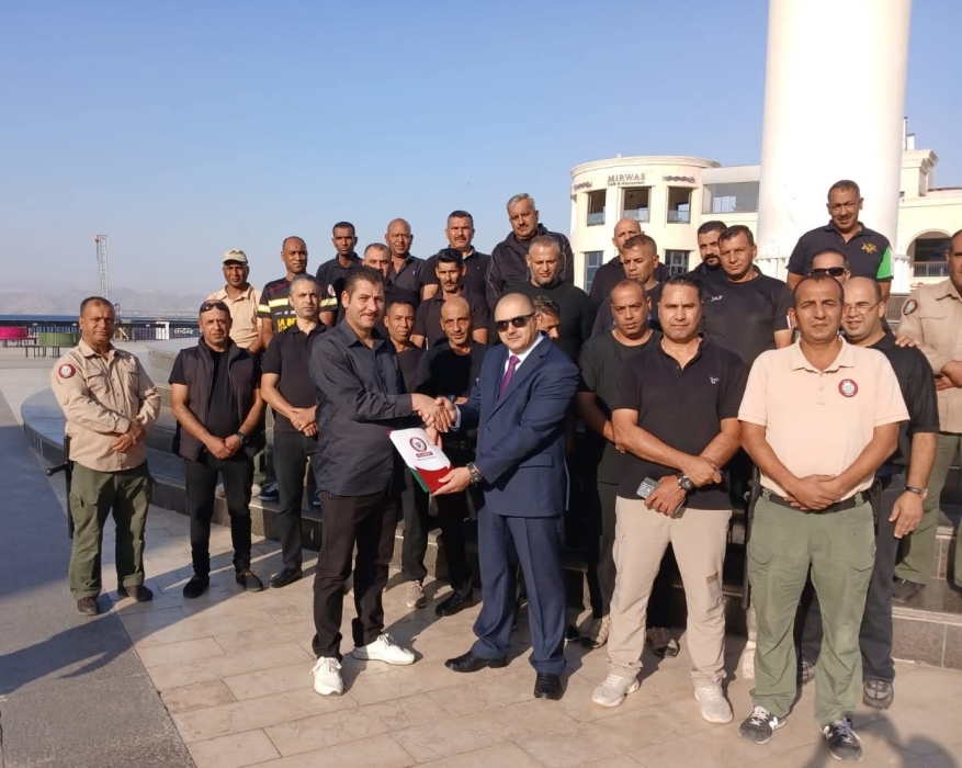 تخريج دورة أمن المنشآت الخاصة رقم 35 في العقبة