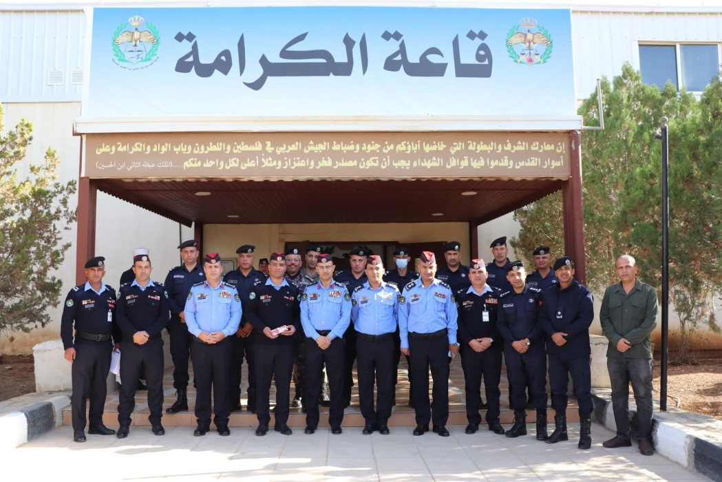 العميد قبيلات يرعى تخريج عدد من الدورات في المدينة التدريبية....صور