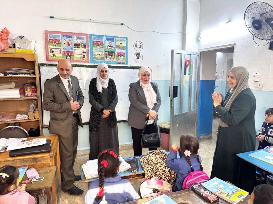 الشطناوي تتفقد سير العملية التعليمية في عدد من مدارس تربية بني كنانة