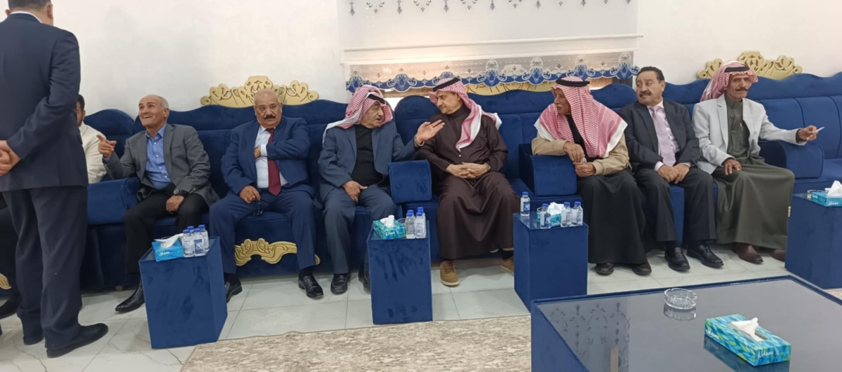 السفير السعودي يعزّي قبيلة بني صخر  بوفاة الشيخ جمال حديثة الخريشا
