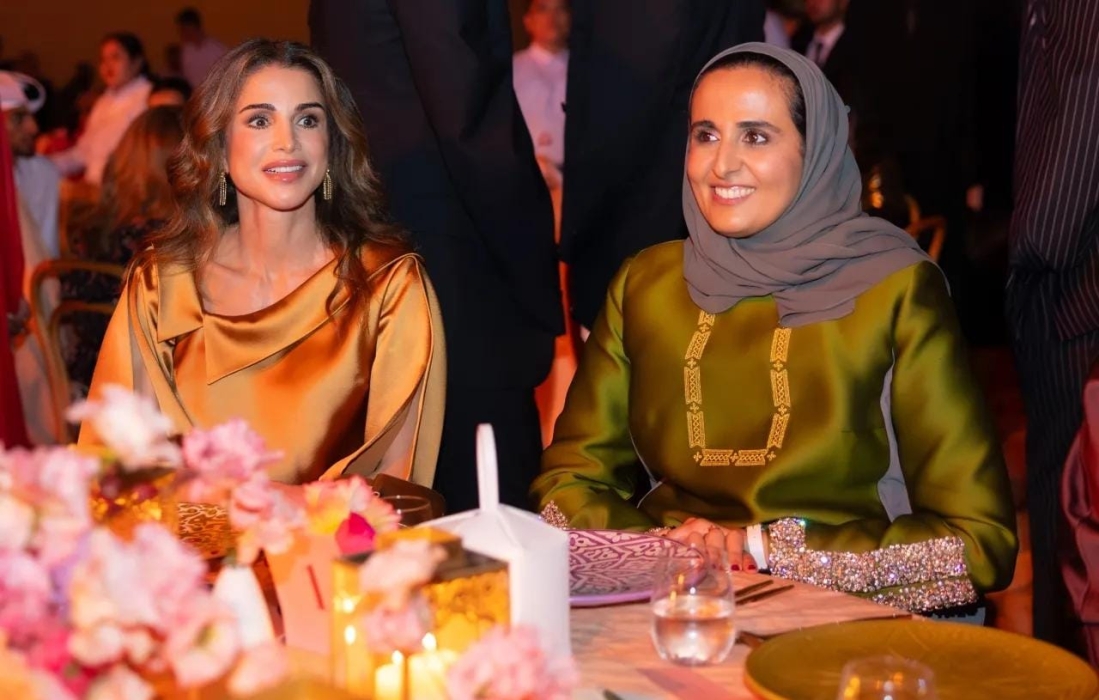 الملكة رانيا العبدالله تشارك في عشاء خيري أقيم في متحف الفن الإسلامي بالدوحة
