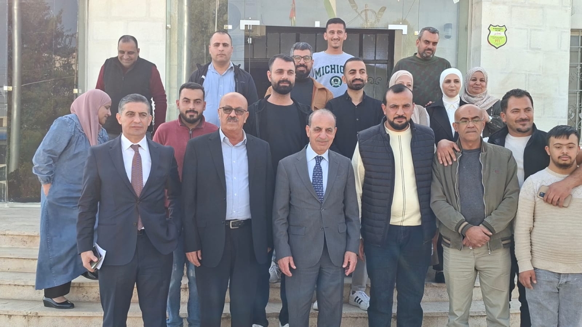 وزير الإدارة المحلية يتفقد جاهزية بلديات السرو والكفارات واليرموك لفصل الشتاء