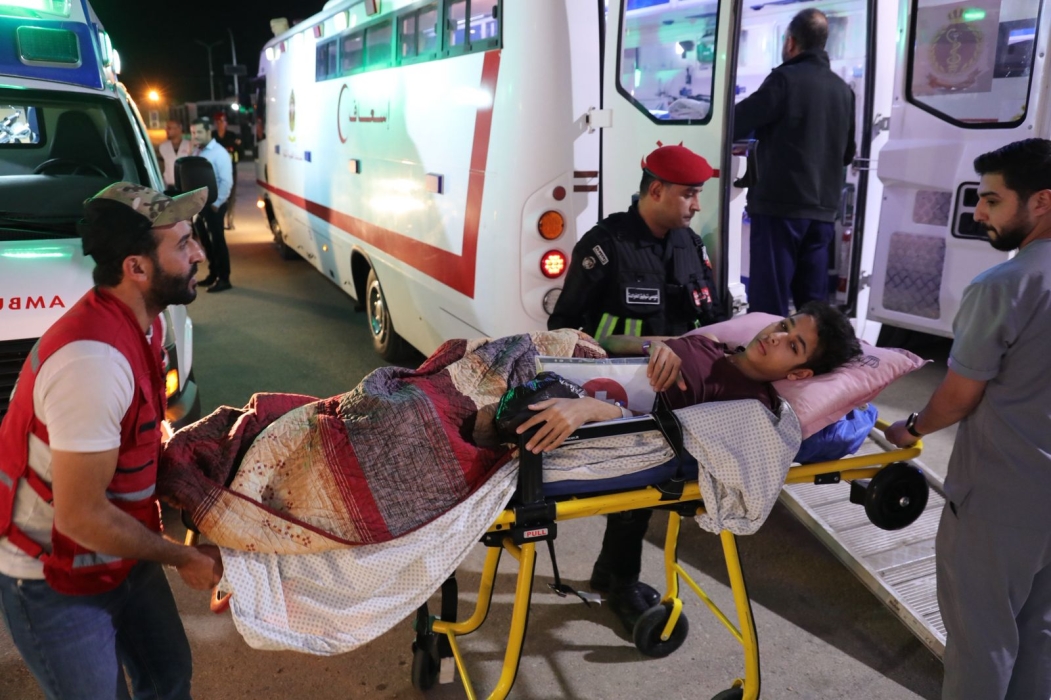 القوات المسلحة تُجلي الدفعة 17 من أطفال غزة المرضى للعلاج في الأردن