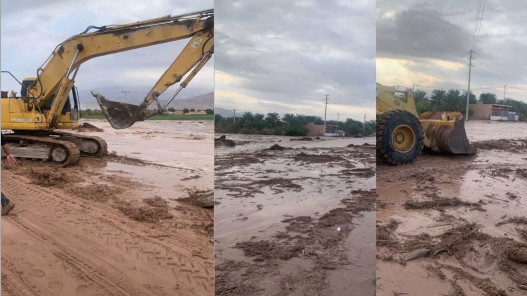 اغلاق طريق وادي عربة مؤقتا بسبب ارتفاع منسوب المياه