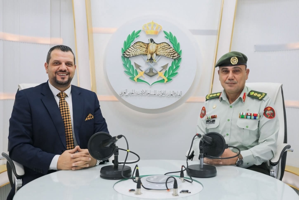 إذاعة الجيش العربي تستضيف العقيد القاضي العسكري بكر الربابعة