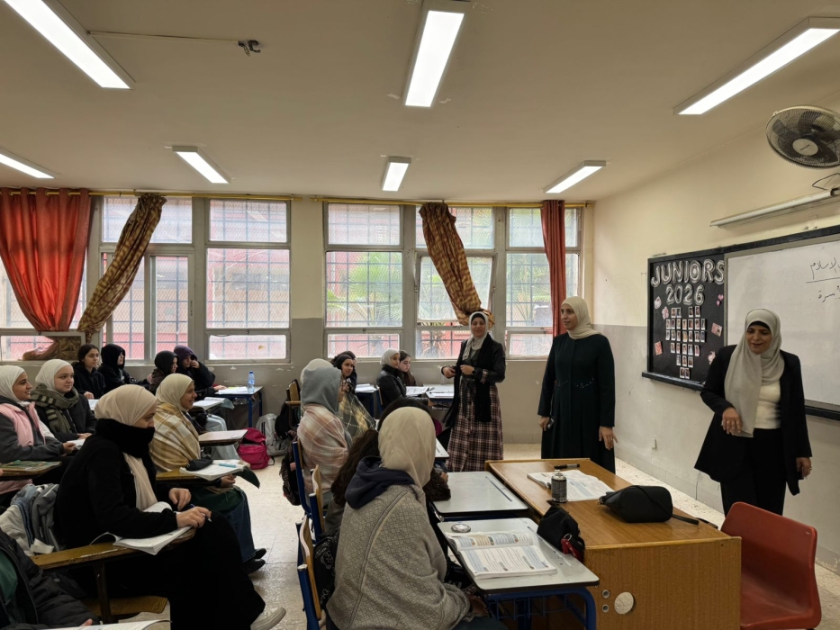 الطهراوي تتفقد مدرسة عين جالوت وتبحث استحداث تخصصات مهنية جديدة