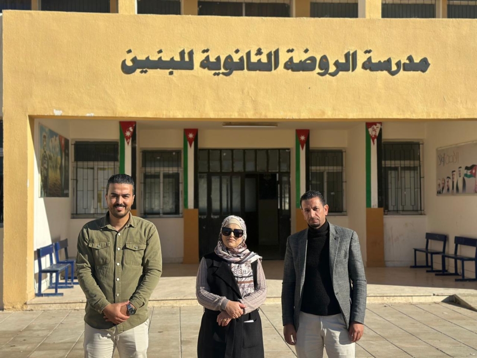 الخريشا تتفقد جاهزية مدرستي حسبان الثانوية للبنين والروضة الثانوية للبنين في فصل الشتاء