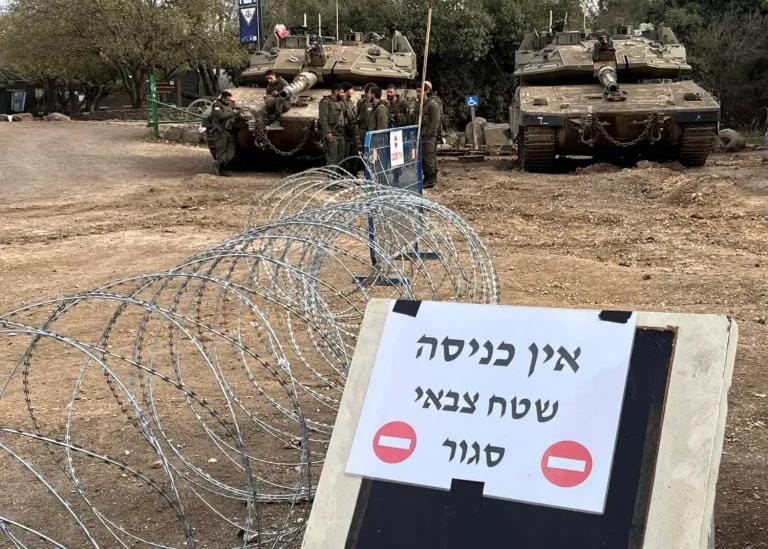 الاحتلال الإسرائيلى يتوغّل فى قرية العشّة بالقنيطرة ويخطط لإقامة نقطة عسكرية جديدة