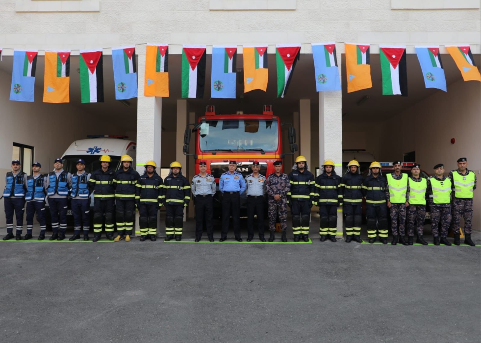 اللواء المعايطة يفتتح مركز دفاع مدني وادي صقرة، ويؤكد مواصلة توسيع خدمات منظومة الحماية المدنية في المملكة