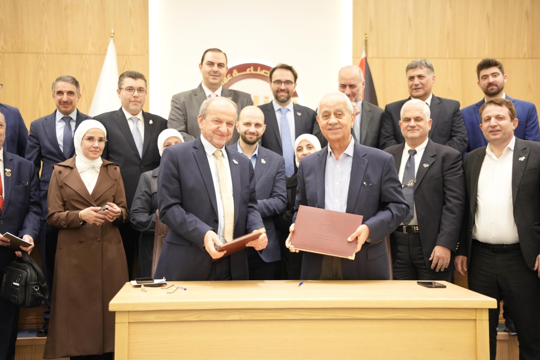 توقيع اتفاقية توأمة بين صناعة عمان وصناعة دمشق وريفها