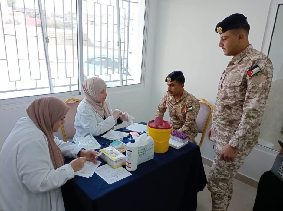 إربد: حملة تبرع بالدم في مدرسة كفرأسد الثانوية للبنات