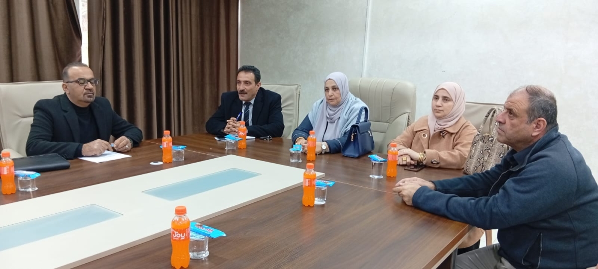 المصري تترأس اجتماعا لقسم الإشراف التربوي في تربية المزار الشمالي