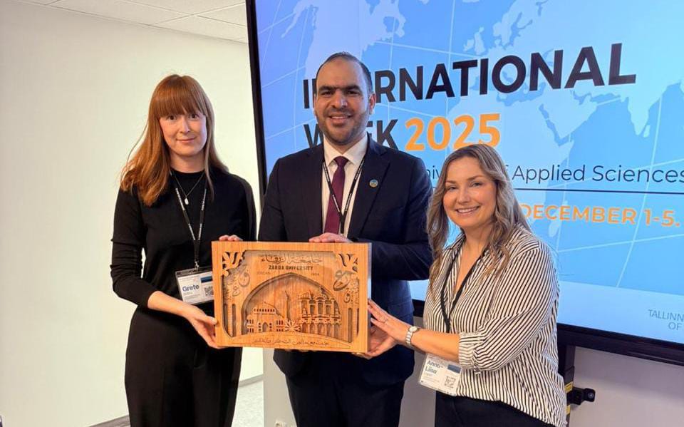 مشاركة دولية مميزة لجامعة الزرقاء في الأسبوع الدولي في إستونيا