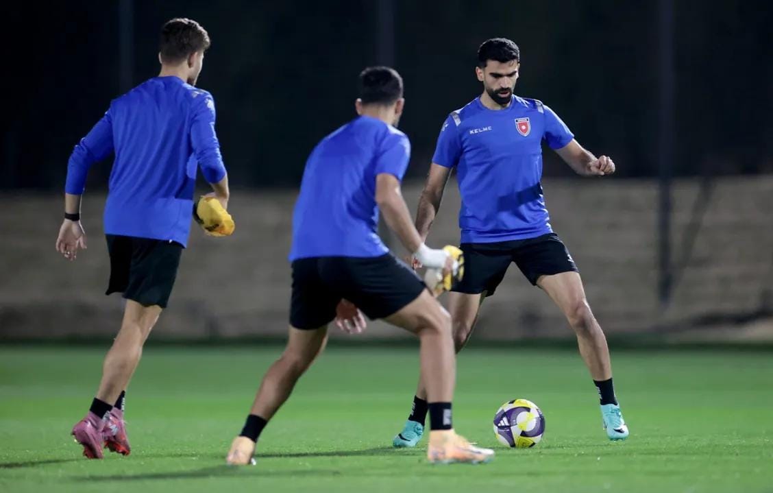 منتخب النشامى ينهي تحضيراته تأهبا لمواجهة الكويت بـ كأس العرب