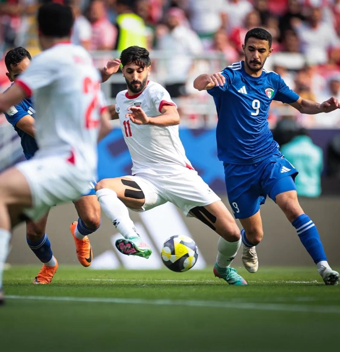 الأردن يحسم موقعة الكويت بكأس العرب بالثلاثة