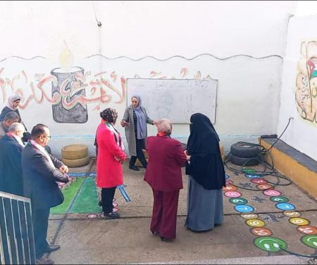 الشطناوي تفتتح غرفة التعليم الدامج وصف الفرح في مدرسة يبلا الاساسية للبنين