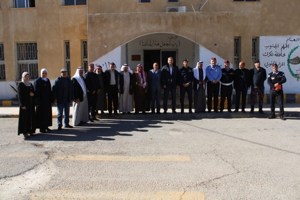 العميد الرعود  يترأس اجتماع المجلس المحلي لمركز أمن المزار الجنوبي