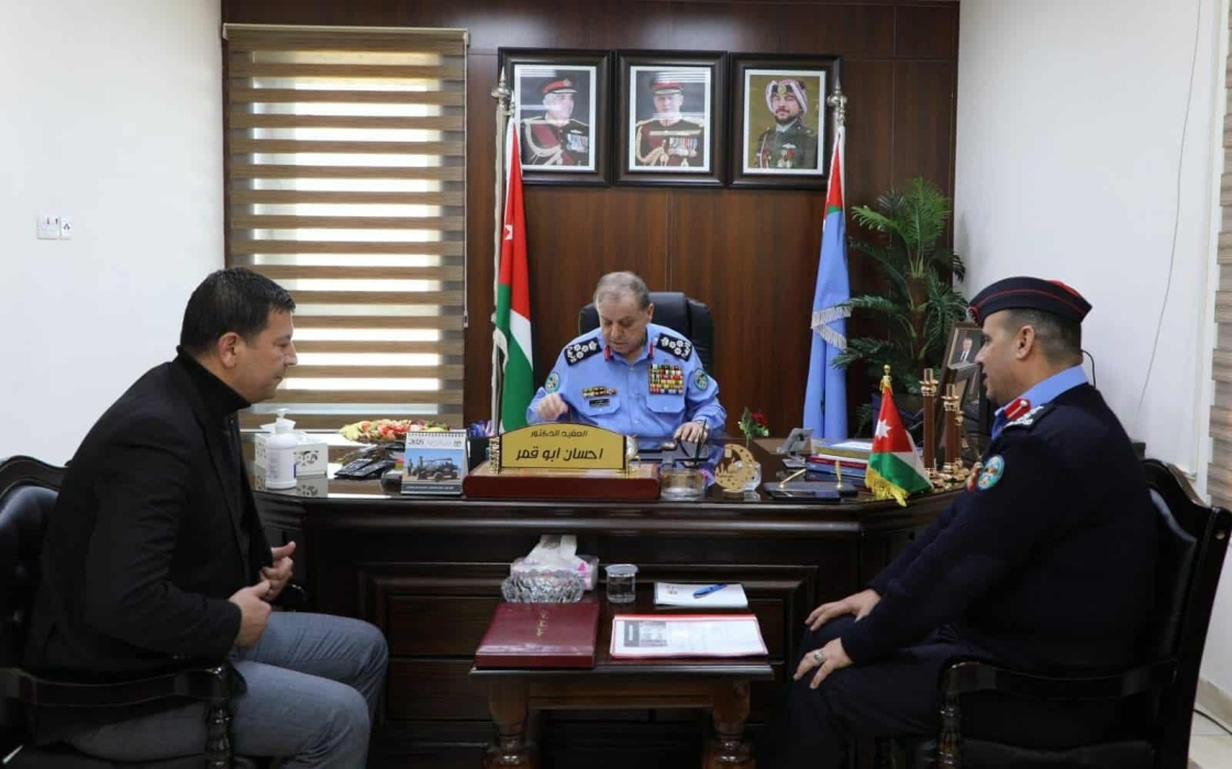 زيارة مساعد مدير الأمن العام لإدارة الدراسات الاستراتيجية الأمنية