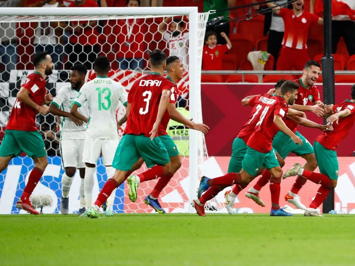 السعودية تخسر بهدف أمام منتخب المغرب في كأس العرب فيفا قطر 2025 ..