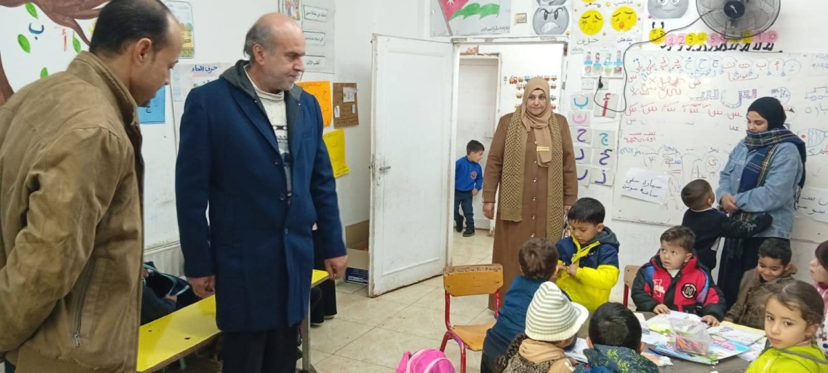 المصري تواصل زياراتها التفقدية لمدارس تربية المزار الشمالي