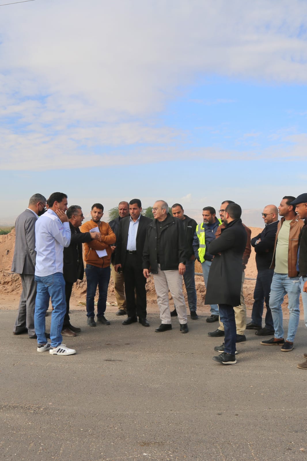 وزير الأشغال يتفقد مواقع تأثرت بالسيول في محافظة الكرك ويوجّه بتسريع أعمال المعالجة