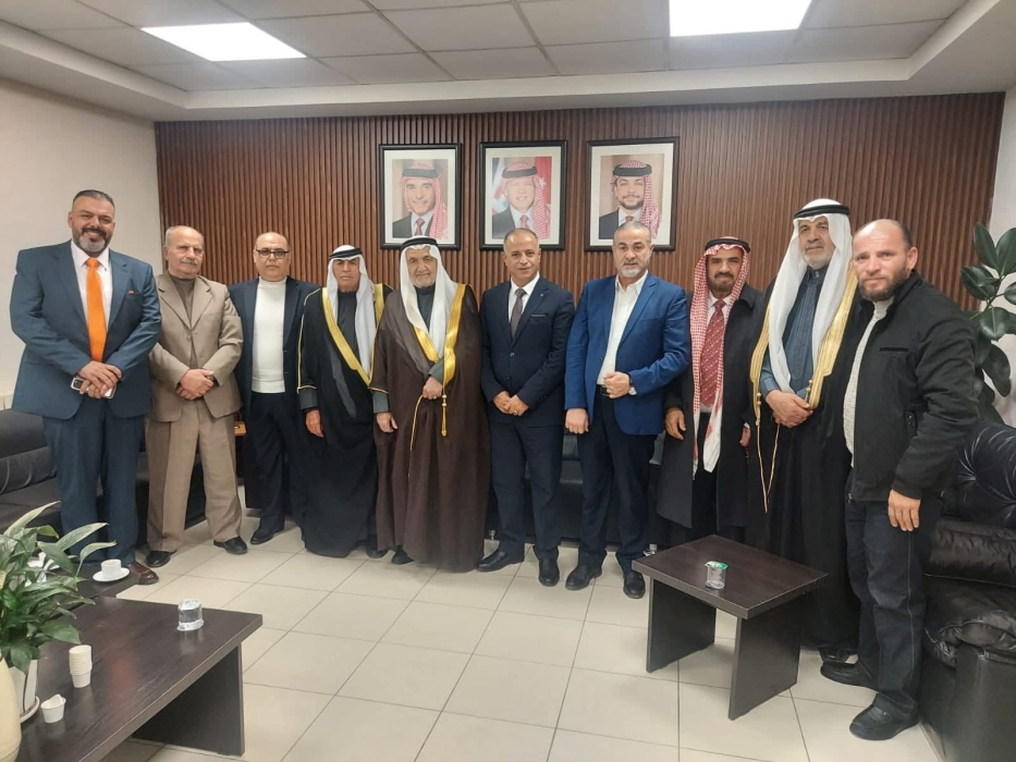 متصرف لواء الجامعة يستقبل غالب الشلالفة ووفد جمعية خليل الرحمن