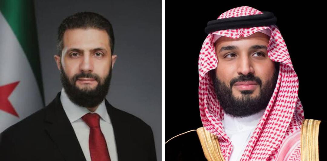 ولي العهد السعودي والرئيس السوري يبحثان العلاقات بين البلدين