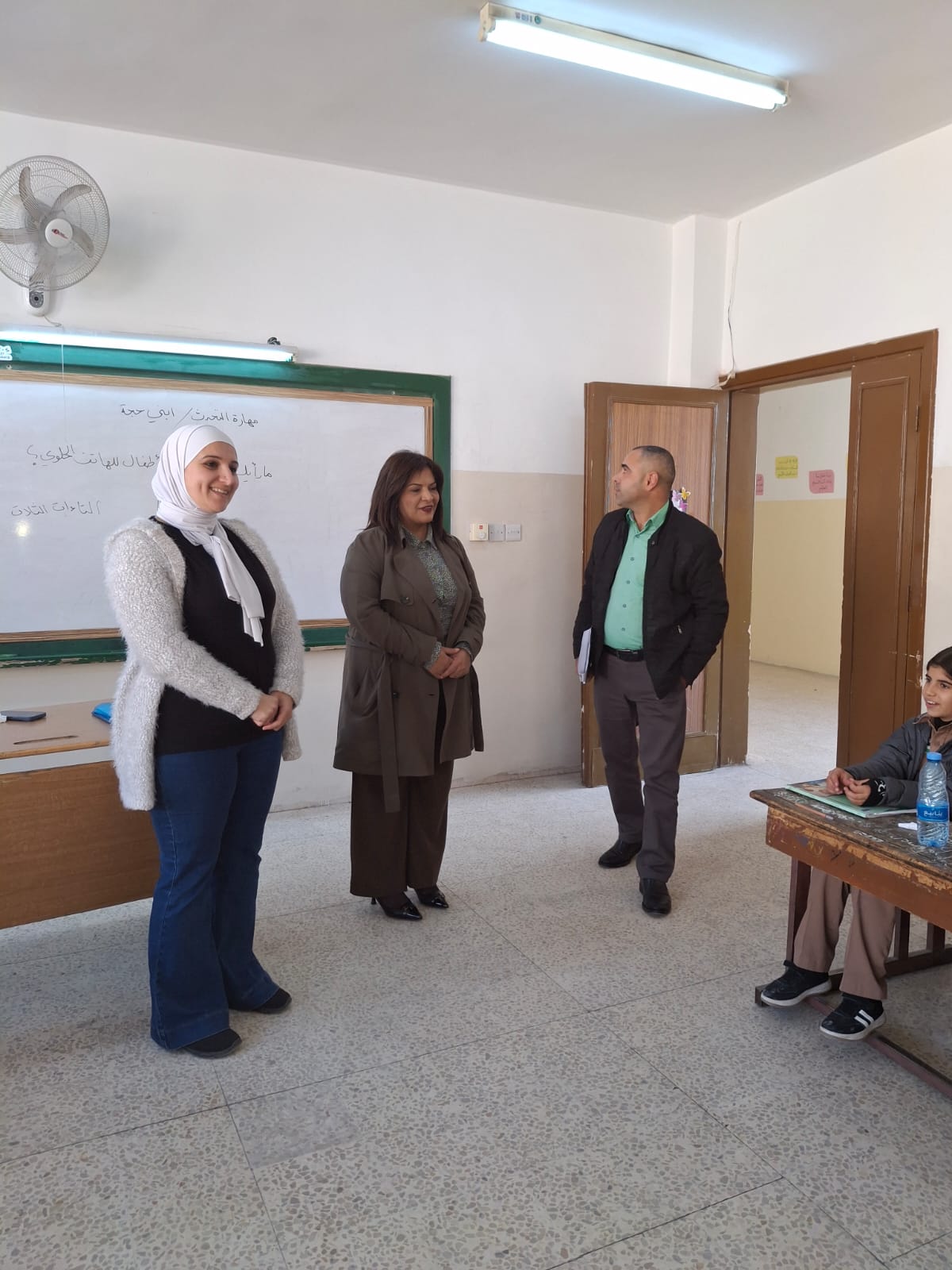 العجارمة تتفقد جاهزية قاعات امتحان الثانوية العامة