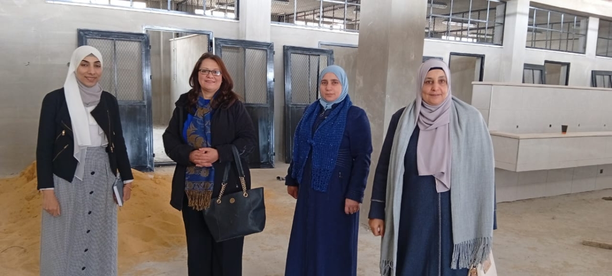 المصري تتابع المراحل النهائية في مشروع تطوير مرافق التعليم المهني في مدرسة حوفا المزار