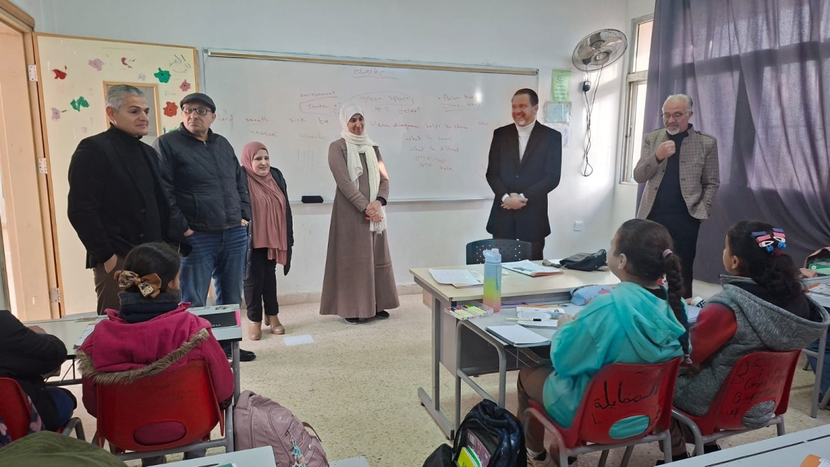 مدير تربية جرش يواصل جولاته الميدانية ويتفقد عدداً من مدارس منطقة النسيم