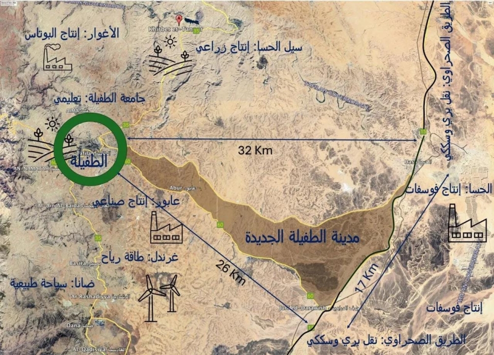 الكلالدة يقترح إنشاء مدينة الطفيلة الجديدة