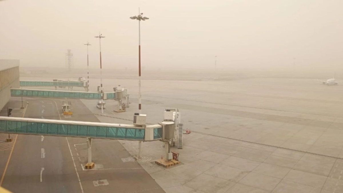 إغلاق مطار بغداد الدولي أمام الرحلات الجوية بسبب الأحوال الجوية