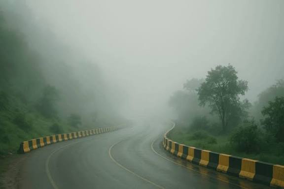 الضباب يلف مناطق واسعة من المملكة وتوقّع هطل غزير للأمطار اليوم