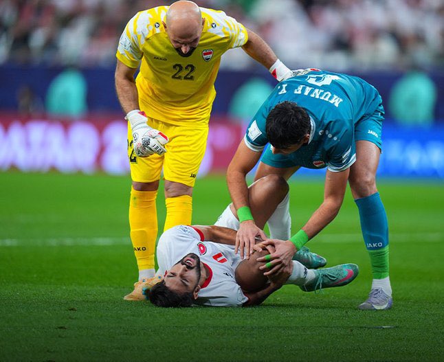 النعيمات يخضع لتشخيص نهائي للاصابة اليوم ومعنوياته مرتفعة