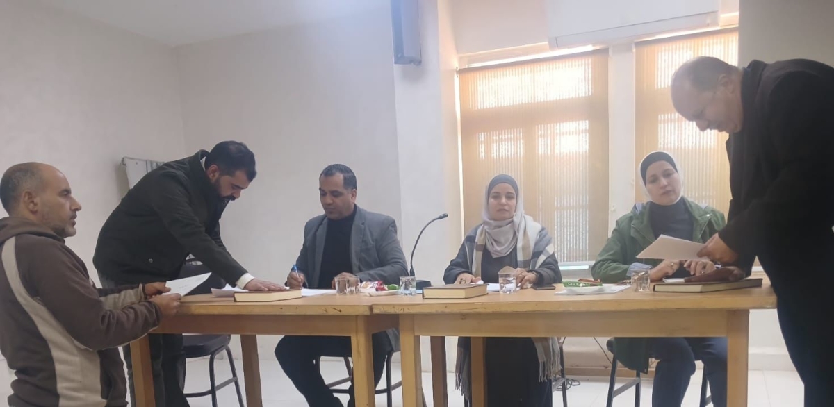 لجنة الامتحانات المحلية تعقد اجتماعا لمراقبي امتحان الثانوية التكميلي  في الموقر