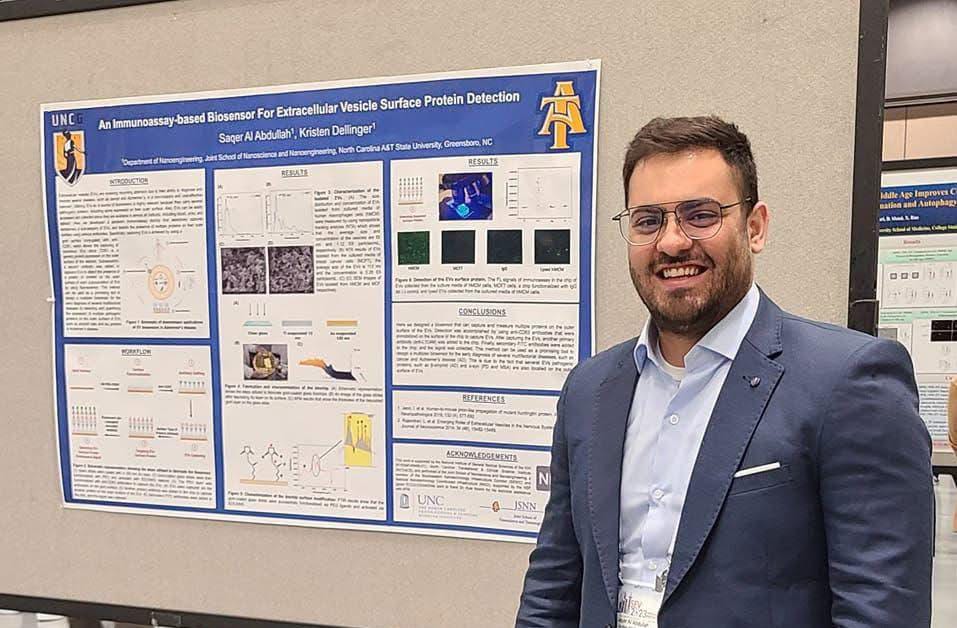 صقر مفيد الحوامدة ينال شهادة الدكتوراه في هندسة النانو وعلم الصيدلة