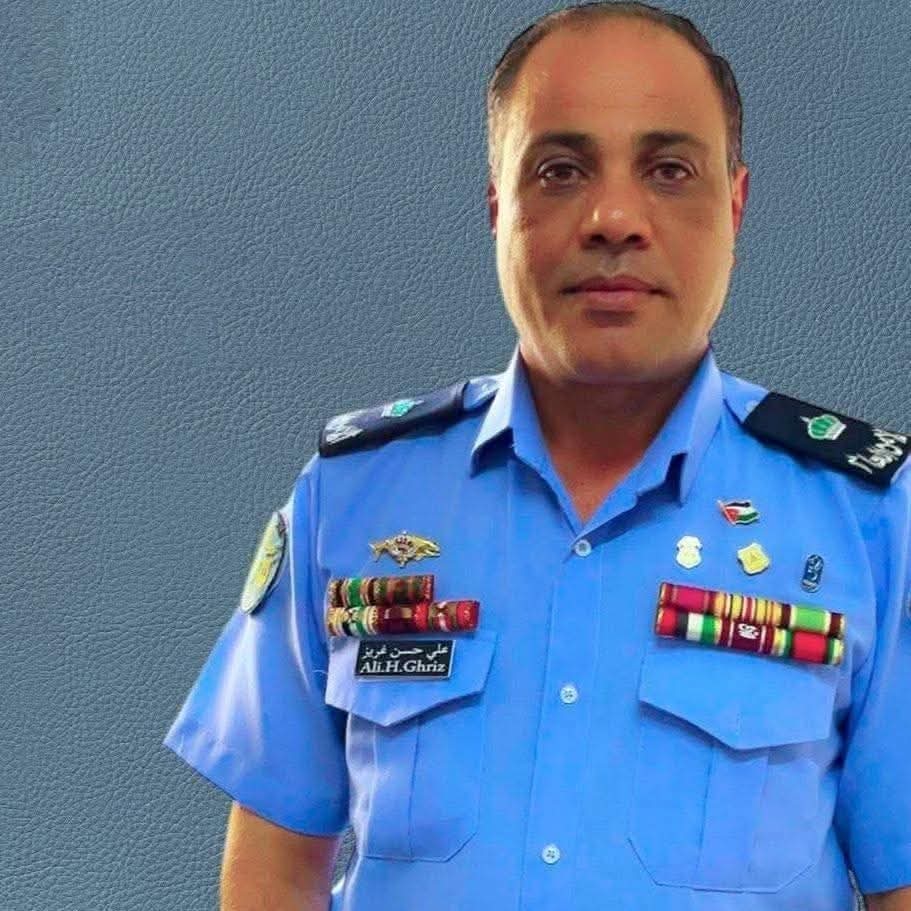 وفاة الرائد علي غريزات أثناء أداء واجبه الرسمي في شرطة غرب إربد