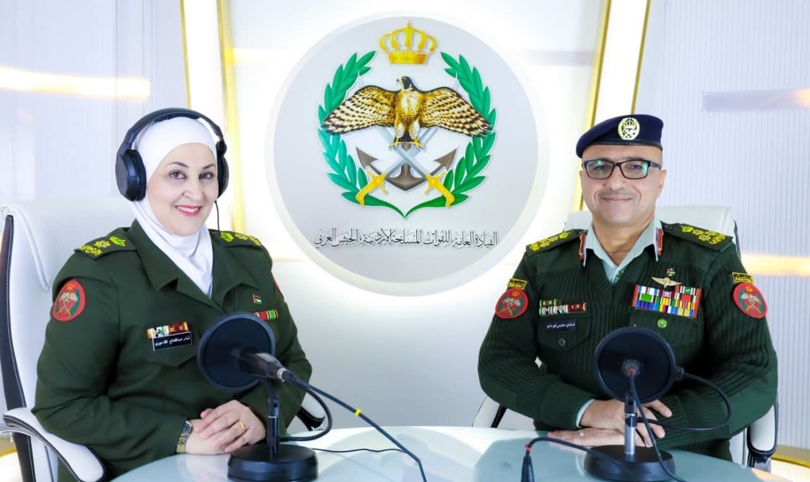 العميد الركن شادي أبو دلو ضيفًا على برنامج النشامى في مواقعهم عبر إذاعة الجيش العربي