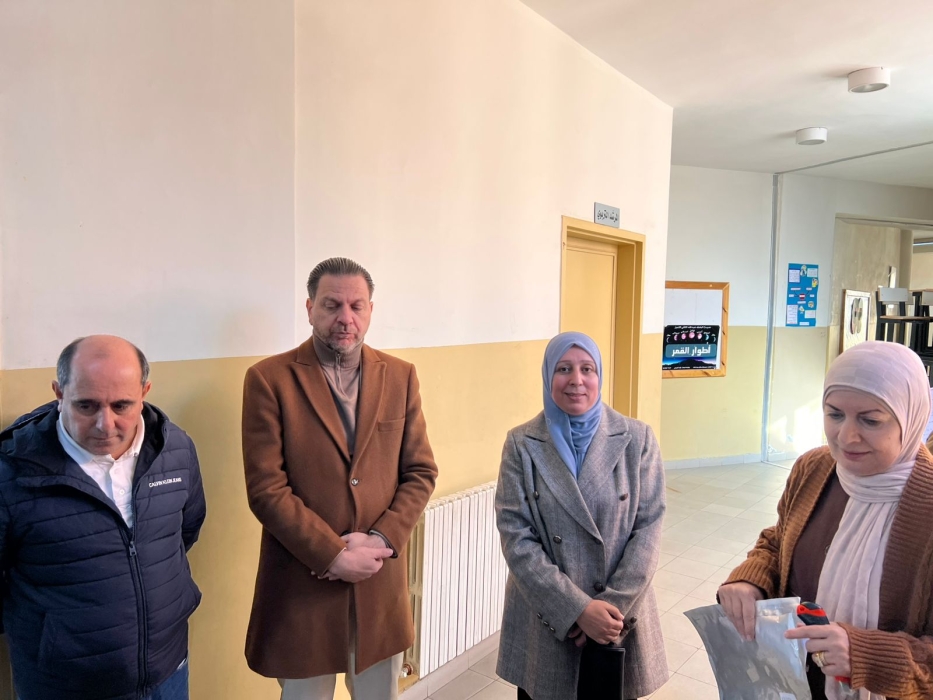 مدير تربية جرش يتفقد سير الامتحان الوزاري الموحّد لطلبة مدارس الملك عبدالله الثاني للتميّز