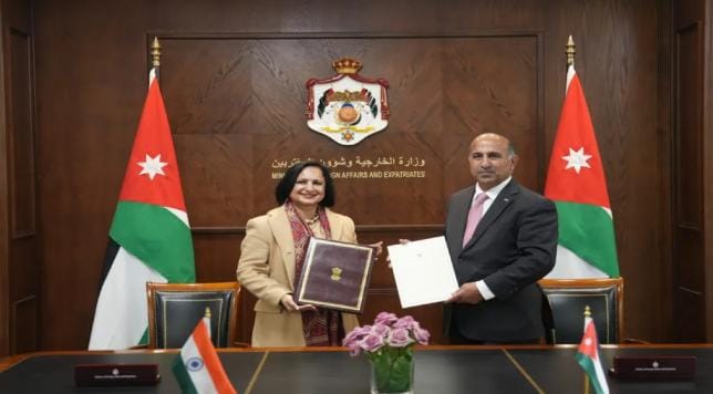 الأردن والهند يوقعان مذكرات تفاهم بعدة مجالات
