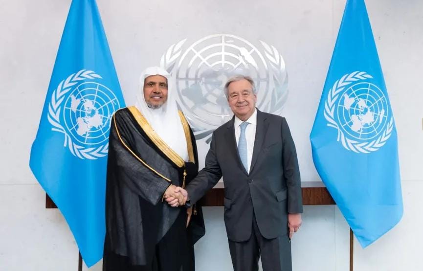 السعودية في قلب الدبلوماسية الدولية.. العيسى وغوتيريش يبحثان تعزيز التفاهم بين الشعوب