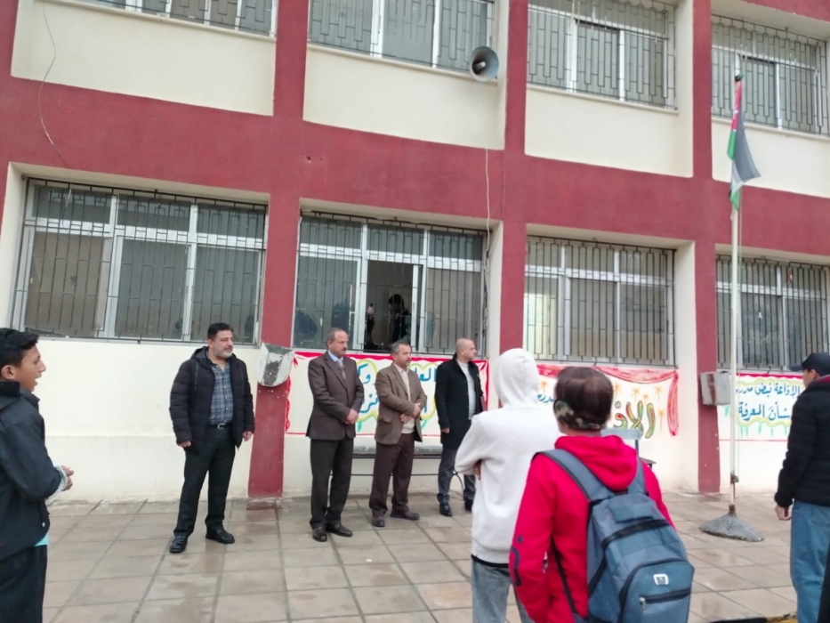 الرحامنة يتفقد برنامج BTEC في مدرسة الفاروق الثانوية المهنية للبنين