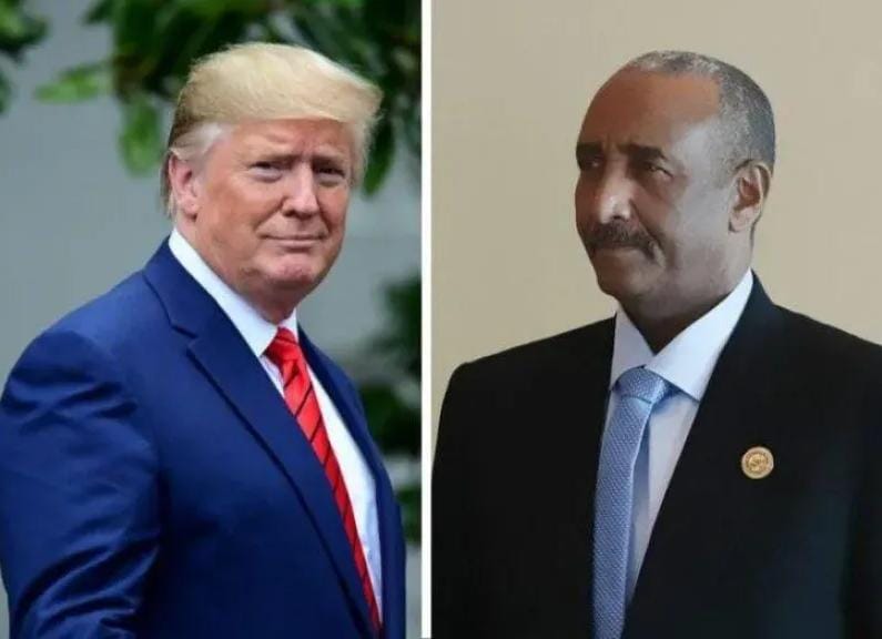 تعاون مرتقب بين البرهان وترامب لإنهاء الحرب في السودان