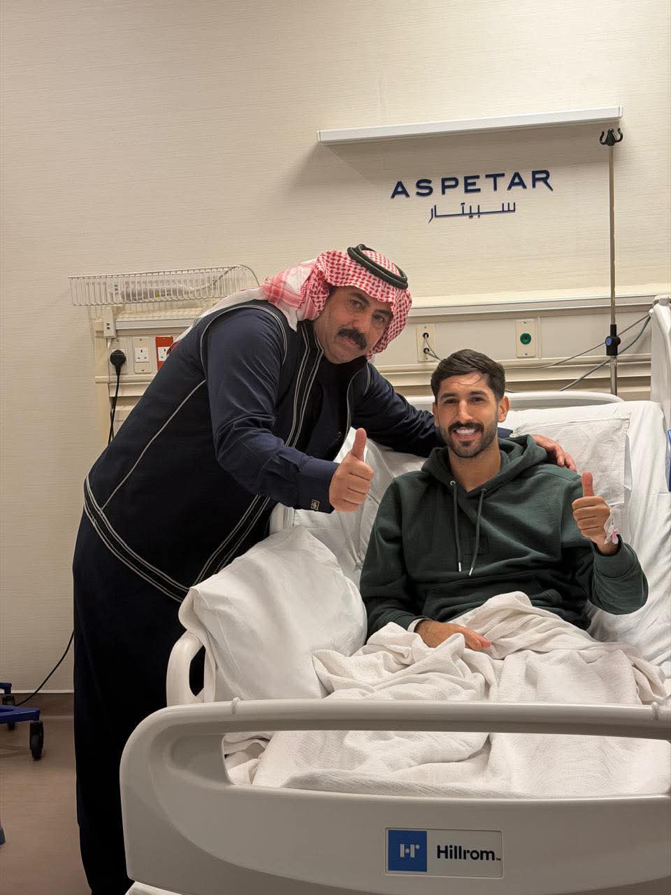 النائب أيمن البدادوة يزور يزن نعيمات في قطر ويتمنى له الشفاء العاجل