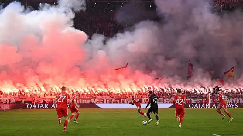 يويفا يغرّم بايرن ميونخ ويغلق ملعبه جزئيا بعد أحداث مباراة سبورتنغ لشبونة