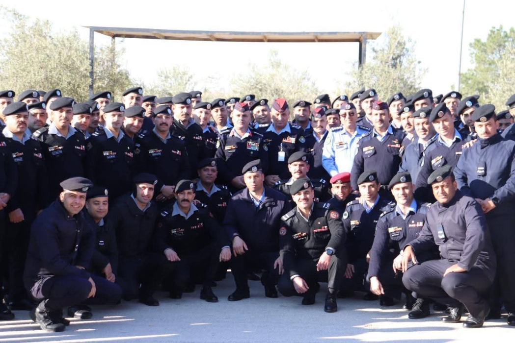 حفل تخريج دورات تدريبية في معهد الملك عبدالله الثاني التدريبي للأمن العام