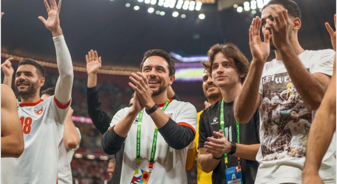 سمو ولي العهد لجماهير الأردن: التشجيع من البداية حتى صافرة النهاية