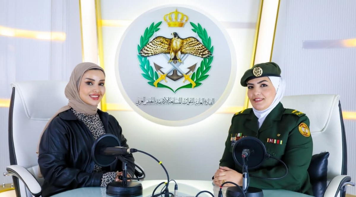 إذاعة الجيش العربي تستضيف وكيل عالية حابس الوخيان